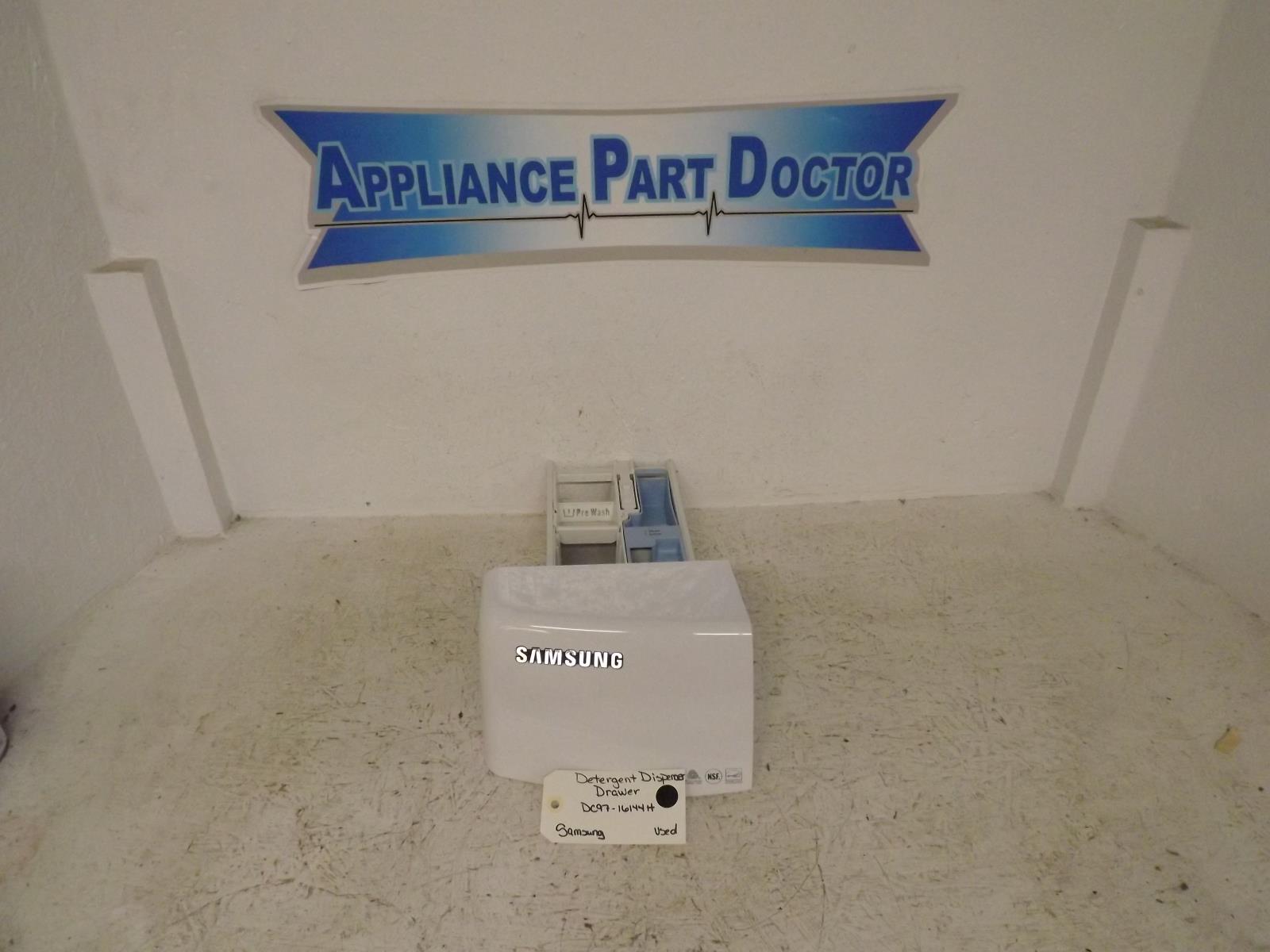 Samsung Washer DC97-16144H Detergent Dispenser Drawer Used Samsung Washer DC97-16144H Detergent Dispenser Drawer Used